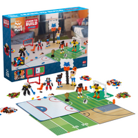 Klocki Konstrukcyjne 3D Zestaw Puzzle PLUS-PLUS NAUCZ SIĘ BUDOWAĆ SPORT 600