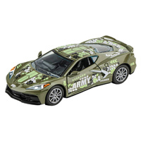 Auto metalowe moro z napędem pull back samochód wojskowy model 1 sztuka