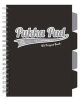 Kołozeszyt Pukka Pad B5 Project Book Black & Grey czarny