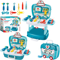 ZESTAW LEKARSKI STOLIK W WALIZCE 3W1