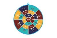 DART GRA NA RZEPY RZUTKI LOTKI TARCZA RZUTEK + HAK