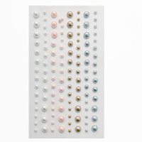 PERŁY SAMOPRZYLEPNE, 120 SZT. MOCCA CREAM