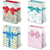 Torebki ozdobne T4-42 Kokardy Cukierkowe 10 sztuk