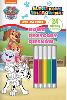 Nowe przygody piesków. Psi Patrol. Numerkowe kolorowanki