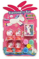 Pieczątki dla dzieci 4 wzory edukacyjne zestaw kreatywny do zabawy