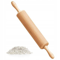 WAŁEK DREWNIANY KUCHENNY DO CIASTA FORMY DUŻY