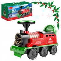 Lokomotywa Jeździk Moty Świąteczny Interaktywna Stabilna Schowek Oparcie