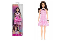 Barbie lalka Fashionistas sukienka różowa kratka Mattel