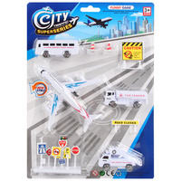 Pojazdy lotniskowe zestaw dla dzieci edukacyjna zabawka interaktywna