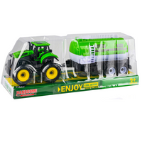 Traktor z cysterną dla dzieci zabawka rolnicza interaktywna realistyczna