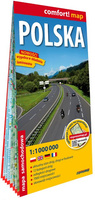 Polska mapa samochodowa 1:1 000 000 laminat 2025