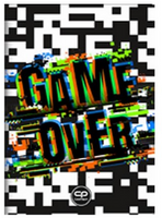 COOLPACK - ZESZYT A5 PP - 60 K. KRATKA (bm) - GAME OVER