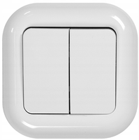 WŁĄCZNIK ŚWIATŁA PODWÓJNY ŁĄCZNIK ŚWIECZNIKOWY 10A