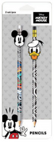 DISNEY -OŁÓWKI Z GUMOWĄ NAKŁADKĄ 2 SZT. MIX 3 WZORÓW BLISTER -MICKEY MOUSE 