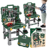 ZESTAW NARZĘDZIOWY W WALIZCE STÓŁ WARSZTATOWY WIERTARKA ELEKTRYCZNA