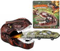 WYRZUTNIA PISTOLER PASZCZA DINOZAUR + AUTO 2W1