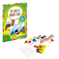 Malowanka piaskowa krowa kura