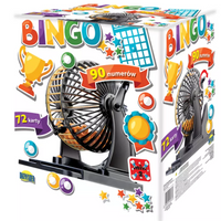 GRA TOWARZYSKA BINGO RODZINNA ZRĘCZNOŚCIOWA MASZYNA LOSUJĄCA LOTTO LOTERIA