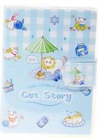 PAMIĘTNIK NOTESIK NOTES ZAPINANY KOTY KOTKI KOT