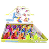 Nakręcana Rybka Pływająca Zabawka Interaktywna Kolorowa Dla Dzieci Prezent