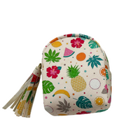 Torebka na zakupy z motywem flamingi owoce stylowa i praktyczna