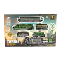 Kolejka Elektryczna Na Baterie Dla Dzieci Tory Lokomotywa Prezent