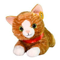 KOTEK MASKOTKA PLUSZOWA MIĘKKA PRZYTULANKA ZABAWKA DLA DZIECI KOCIACZEK