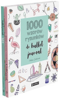 Pakiet Bullet journal. 101 pomysłów na zaplanowanie stron / 1000 wzorów rysunków do bullet journal