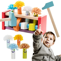 Gra Edukacyjna Drewniana Skaczące Klauny Z Młotkiem Prezent Dla Dzieci