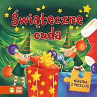 Świąteczne cuda. Książka z puzzlami