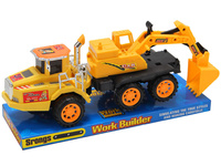 Pojazd budowlany zabawka dla dzieci interaktywna koparka edukacyjna 3+