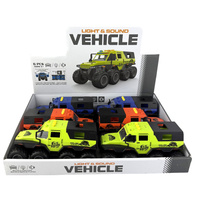 Pojazd 8-Kołowy Na Baterie Ze Światłem Dźwiękiem Dla Dzieci Prezent