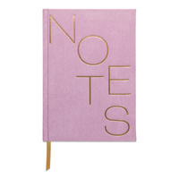 Notatnik z wegańskiego zamszu Lilac