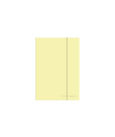 COOLPACK - BRULION A5 Z GUMKĄ - PASTEL / POWDER YELLOW