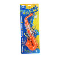 Zabawka saksofon na blistrze dla dzieci edukacyjny instrument muzyczny