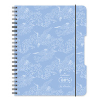 Paczka Kołobrulion A5 80 k. kratka Eco PP pastel błękit 4 szt.