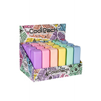 COOLPACK - SASZETKA SILICONOWA - MIX 6 KOLORÓW - 18 SZTUK DISPLAY - PASTEL/18/