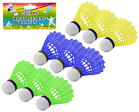 LOTKA KOLOROWA ZESTAW LOTEK DO BADMINTONA 9 SZTUK DO GRY W PALETKI