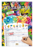 Kalendarz 2026 ścienny Organizer A3 V2