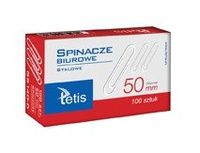 Paczka Spinacze biurowe okrągłe 50mm 100 szt 10 sztuk