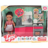 Zestaw Lalka z Kuchnią Dla Dzieci Kreatywna Zabawka Edukacyjna 1 Sztuka