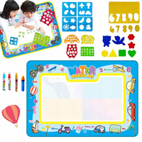 MATA WODNA DO MALOWANIA RYSOWANIA 120x90 PIECZĄTKI FORMY PISAKI ZESTAW XXL