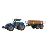 Traktor zabawka z dźwiękami w pudełku dla dzieci interaktywny pojazd