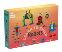 Klocki Konstrukcyjne Zestaw Puzzle PLUS-PLUS NAUCZ SIĘ BUDOWAĆ ROBOTY 275e