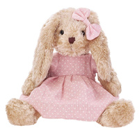 Królik Rosalie w sukience różowej 30cm Beppe