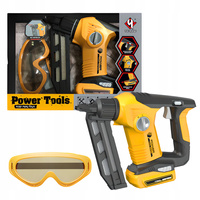 Gwoździarka Zabawka Dla Dzieci Pistolet Na Gwoździe + Gogle Ochronne Prezen