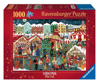 Puzzle 2D: Jarmark Świąteczny 1000el Ravensburger