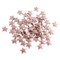 KORALIKI GWIAZDKI 1,5 CM, 60 SZT., RÓŻOWE ZŁOTO