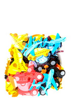 NAKLEJKI Z PIANKI TRANSPORT, 53 SZT.