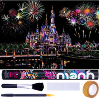 KOLOROWANKA ZDRAPYWANKA WYDRAPYWANKA DUŻA MAGICZNA